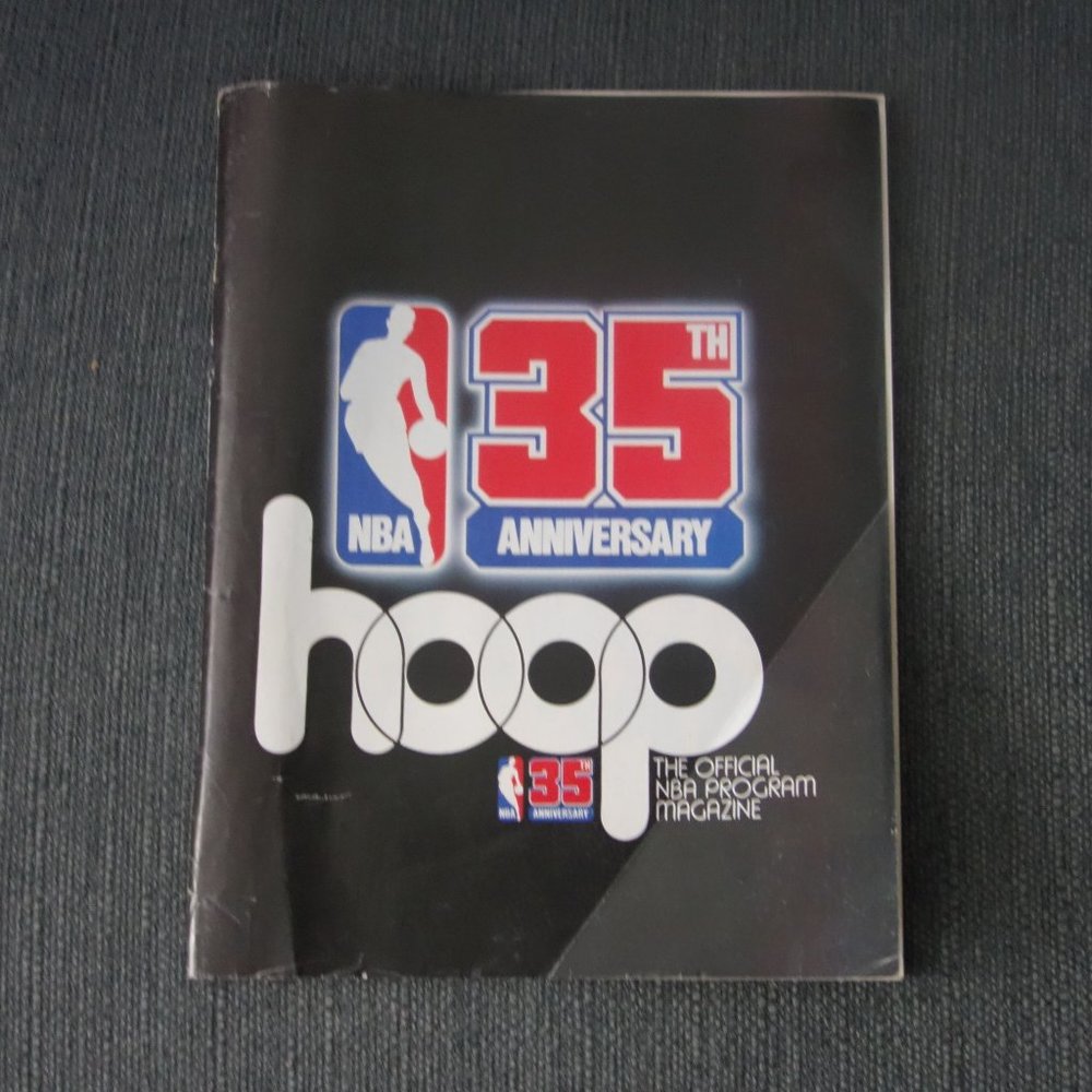 NBA 35th Anniversary Hoop The Official NBA Program Magazine